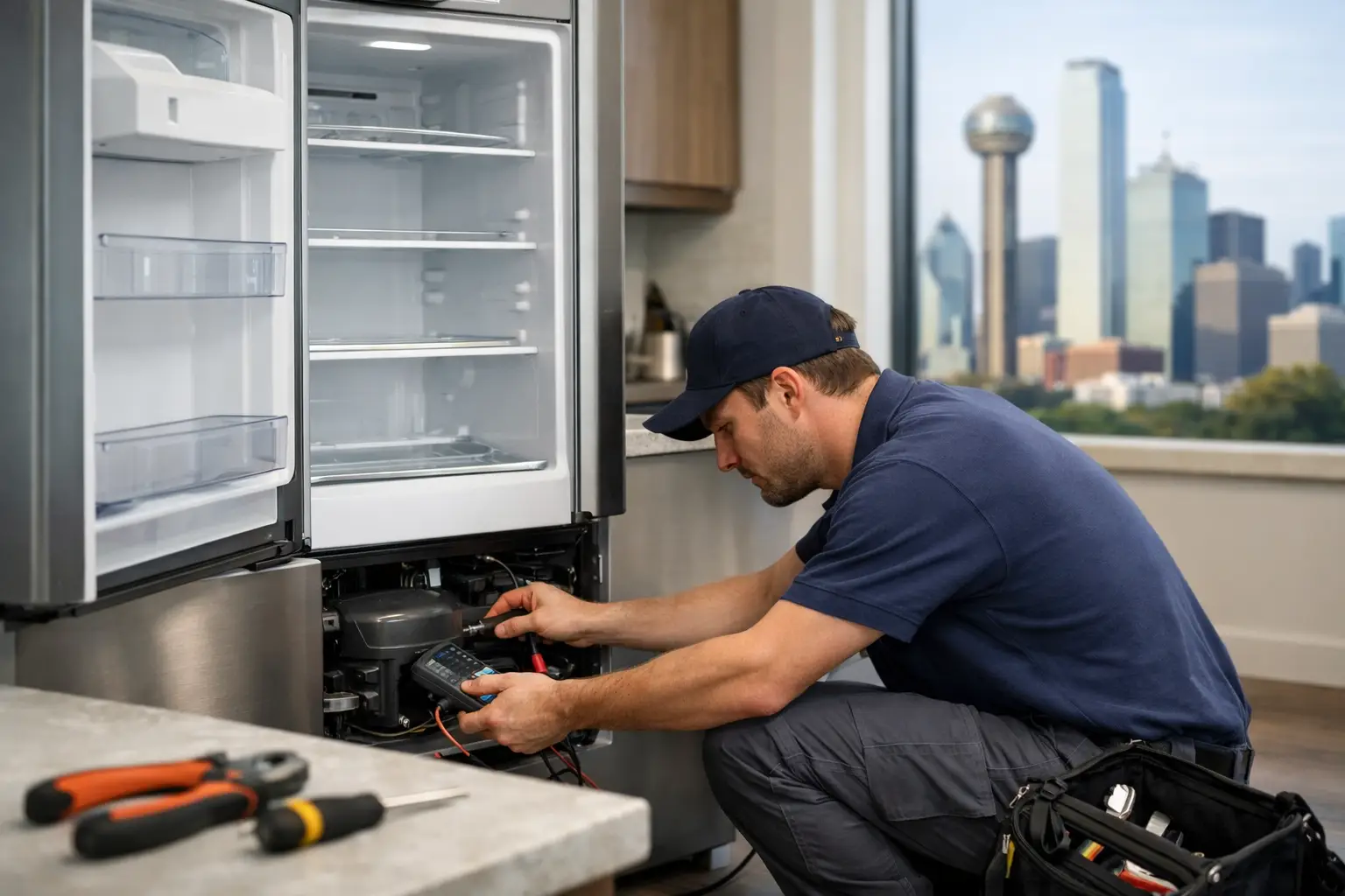Refrigerator Not Cooling Repair Dallas Options