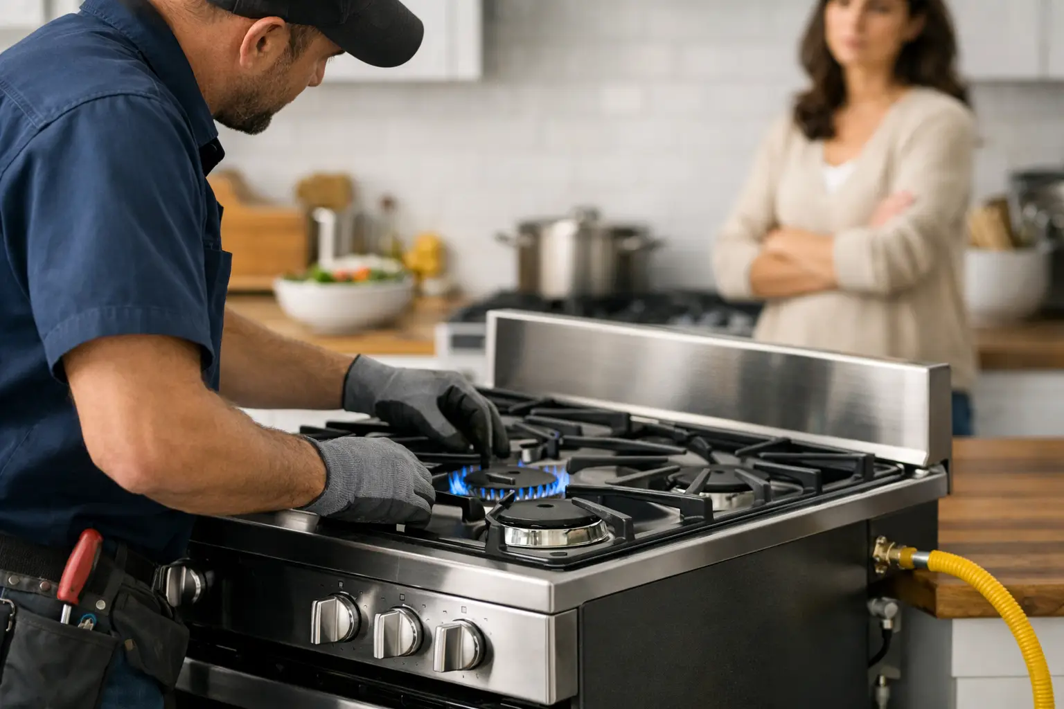 Gas Range Installation Service for a Safer Kitchen
