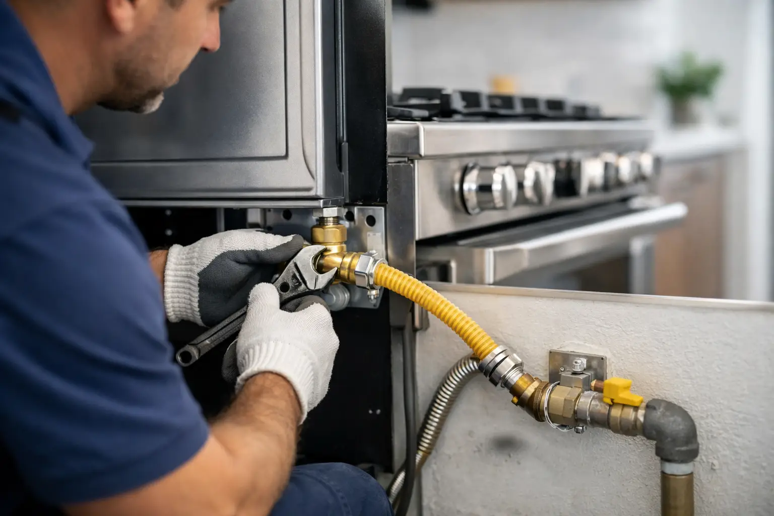 Frisco Gas Appliance Hookups Done Safely