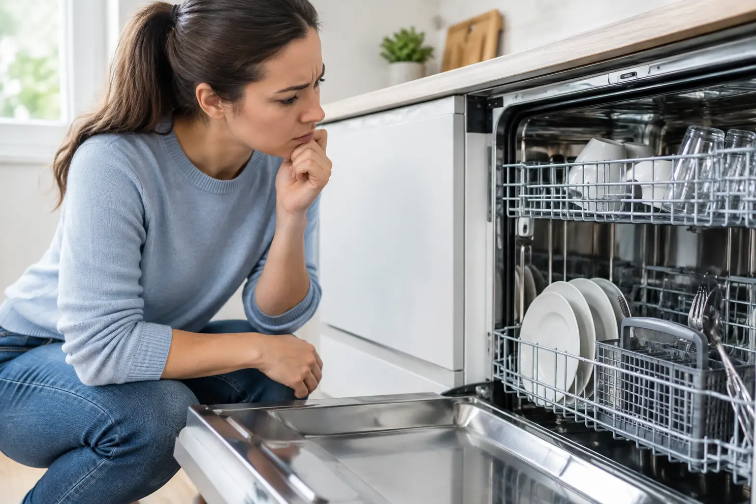 Five Common Dishwasher Problems and What They Mean